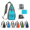 Lightweight Multifunctional Chest Bag for Outdoor Travel with Earphone Hole