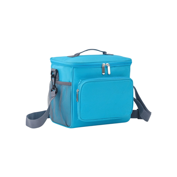 Portable Insulated Cooler Bag with Oxford Fabric and Compartments