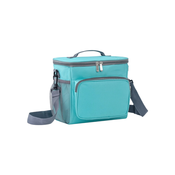Portable Insulated Cooler Bag with Oxford Fabric and Compartments