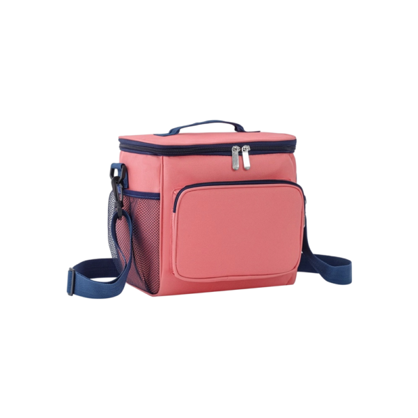 Portable Insulated Cooler Bag with Oxford Fabric and Compartments