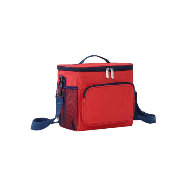 Portable Insulated Cooler Bag with Oxford Fabric and Compartments
