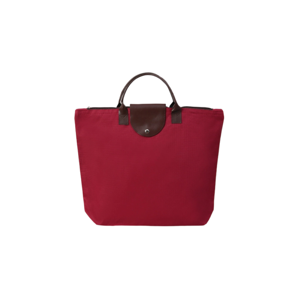 Reusable Oxford Shopping Bag with Printed Pattern and Long Handles