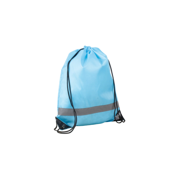 Reflective Custom Drawstring Backpack for Gym and Jogging