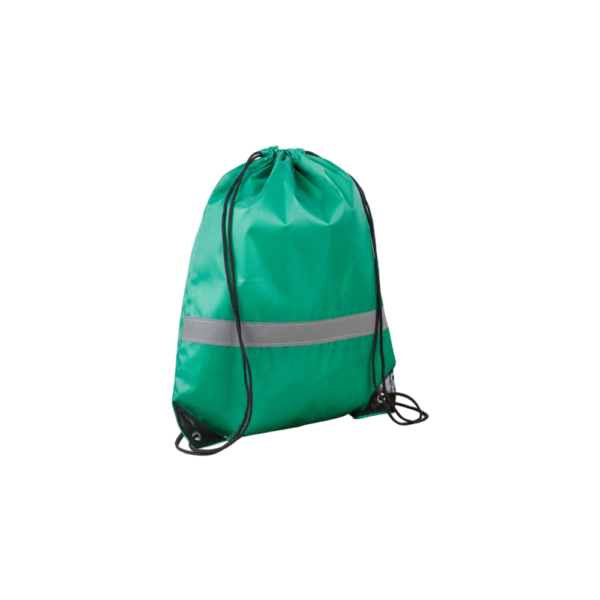 Reflective Custom Drawstring Backpack for Gym and Jogging