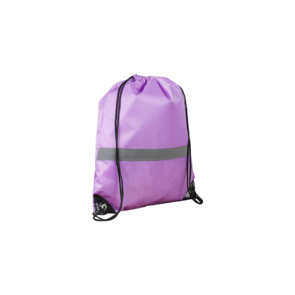 Reflective Custom Drawstring Backpack for Gym and Jogging