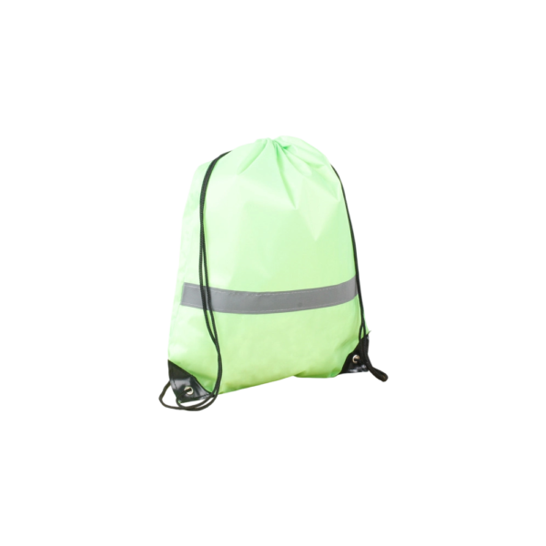 Reflective Custom Drawstring Backpack for Gym and Jogging