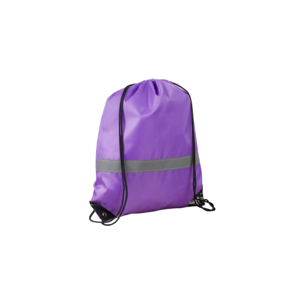Reflective Custom Drawstring Backpack for Gym and Jogging