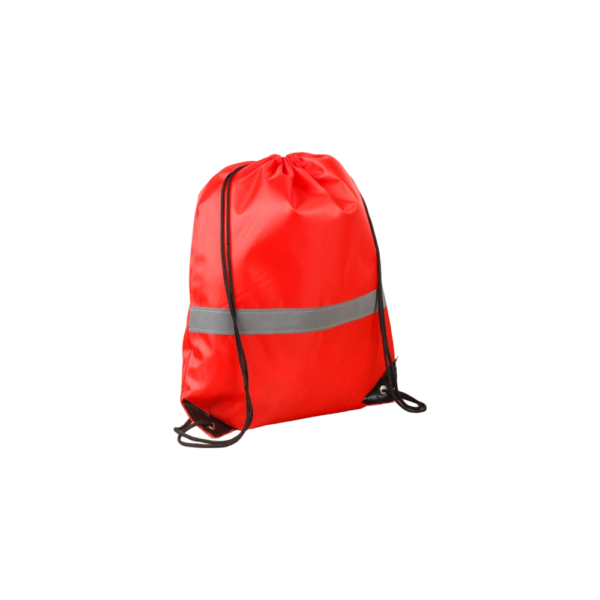 Reflective Custom Drawstring Backpack for Gym and Jogging