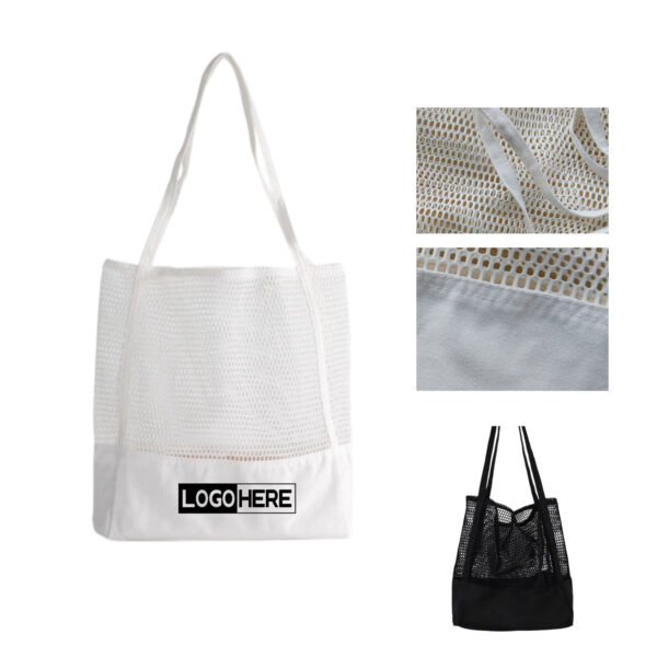 Durable Polymesh Shopping Tote Grocery Bags for Produce