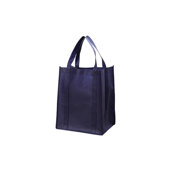 Non Woven Fabric Reusable Handled Shopping Tote Bags with Reinforced Seam