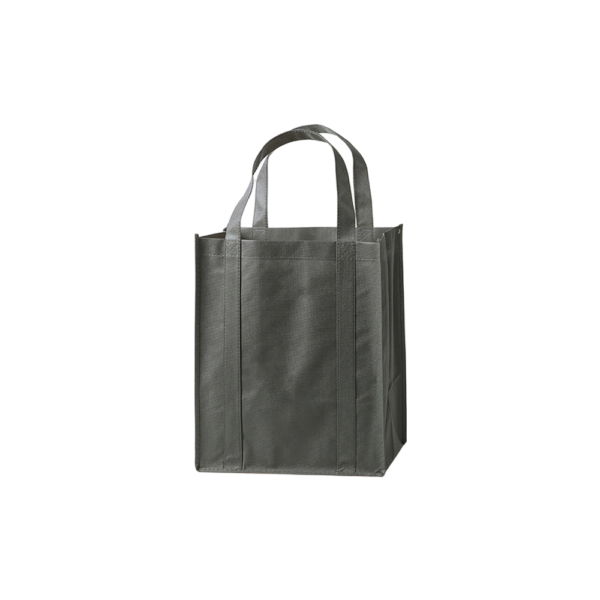 Non Woven Fabric Reusable Handled Shopping Tote Bags with Reinforced Seam