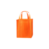 Non Woven Fabric Reusable Handled Shopping Tote Bags with Reinforced Seam