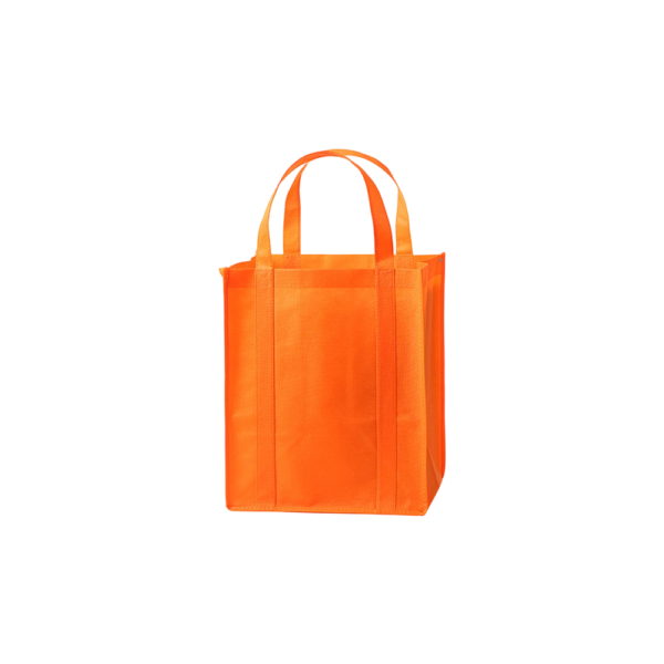 Non Woven Fabric Reusable Handled Shopping Tote Bags with Reinforced Seam