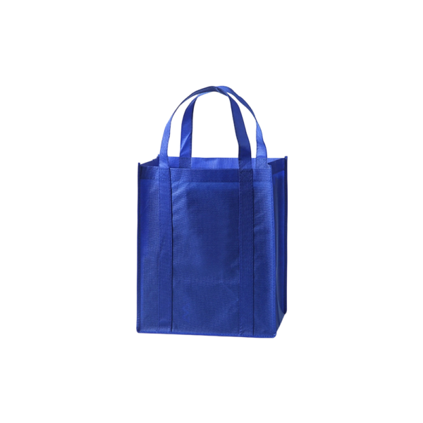 Non Woven Fabric Reusable Handled Shopping Tote Bags with Reinforced Seam