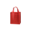 Non Woven Fabric Reusable Handled Shopping Tote Bags with Reinforced Seam