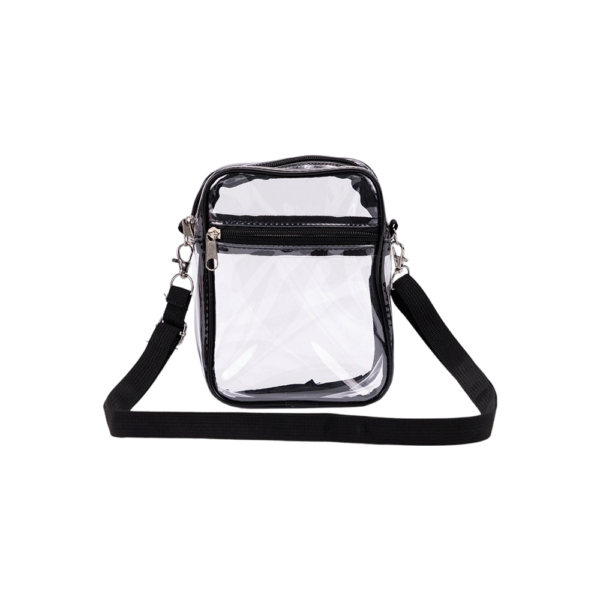 Clear Crossbody Bag with Adjustable Shoulder Strap