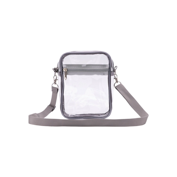Clear Crossbody Bag with Adjustable Shoulder Strap