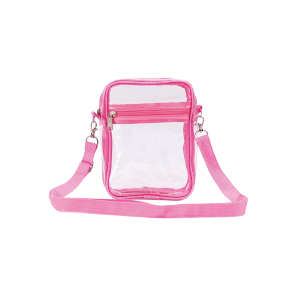Clear Crossbody Bag with Adjustable Shoulder Strap