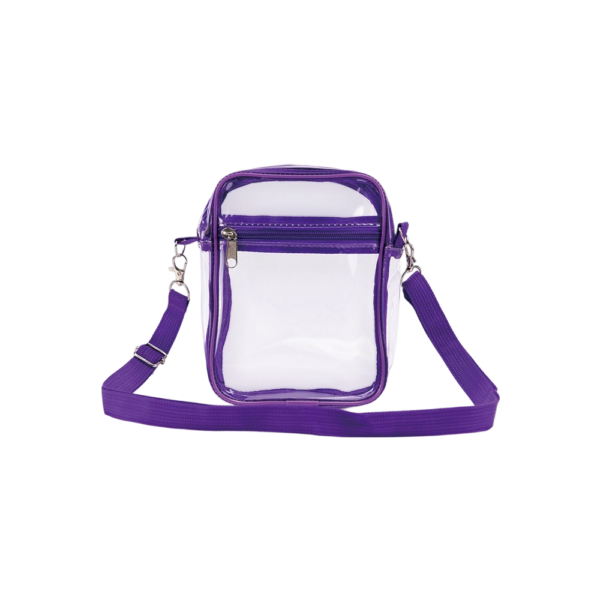 Clear Crossbody Bag with Adjustable Shoulder Strap