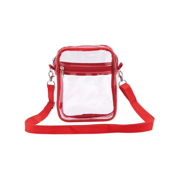 Clear Crossbody Bag with Adjustable Shoulder Strap