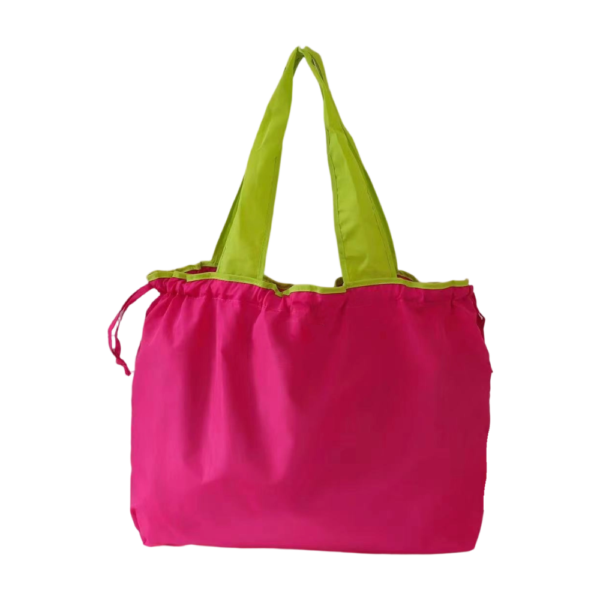 Folding Reusable Grocery Tote Bag with Reinforced Stitching