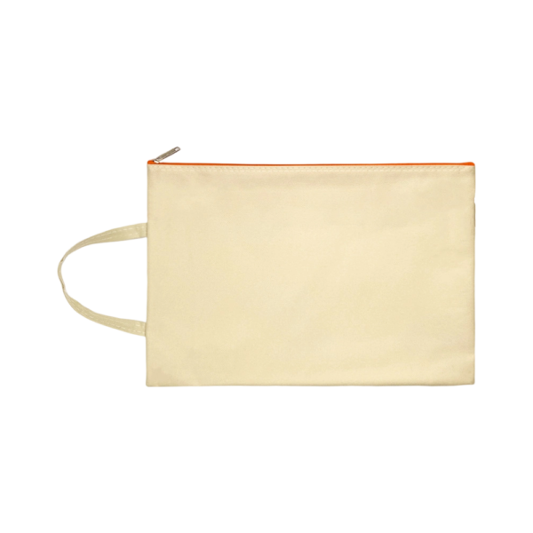A4 Zippered File Bag Made of Oxford Cloth