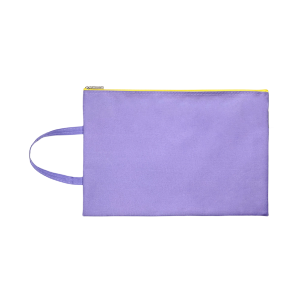 A4 Zippered File Bag Made of Oxford Cloth