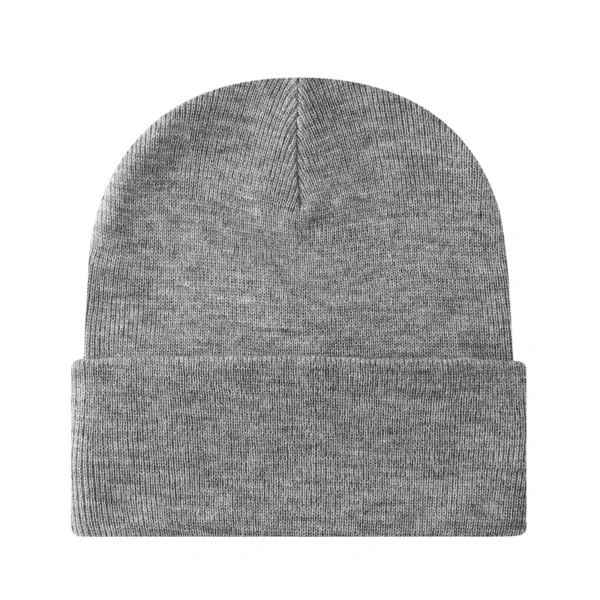 Acrylic Cuffed Knitted Beanie