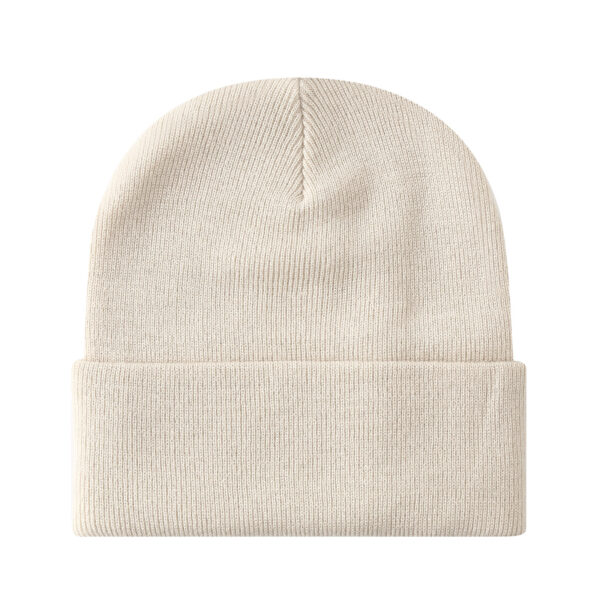 Acrylic Cuffed Knitted Beanie